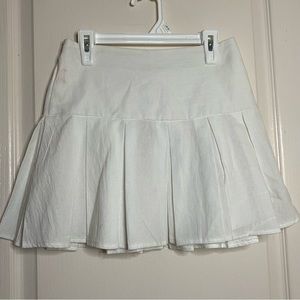 Women’s White Mini Tennis Skirt (NWOT)